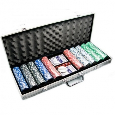Покерный набор 500 фишек в чемодане